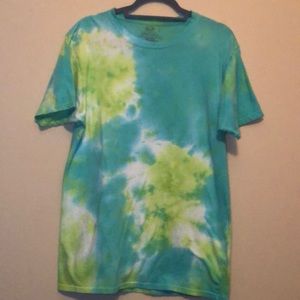 Custom Green Tie Dye T-shirt
